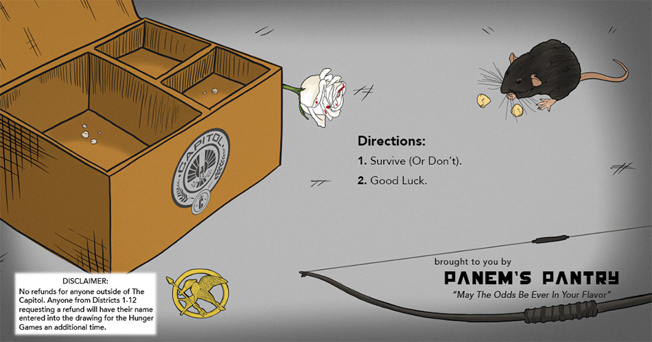 The Hunger Games Meal Delivery Kit Graphic The Hunger Games Meal Delivery Kit Graphic